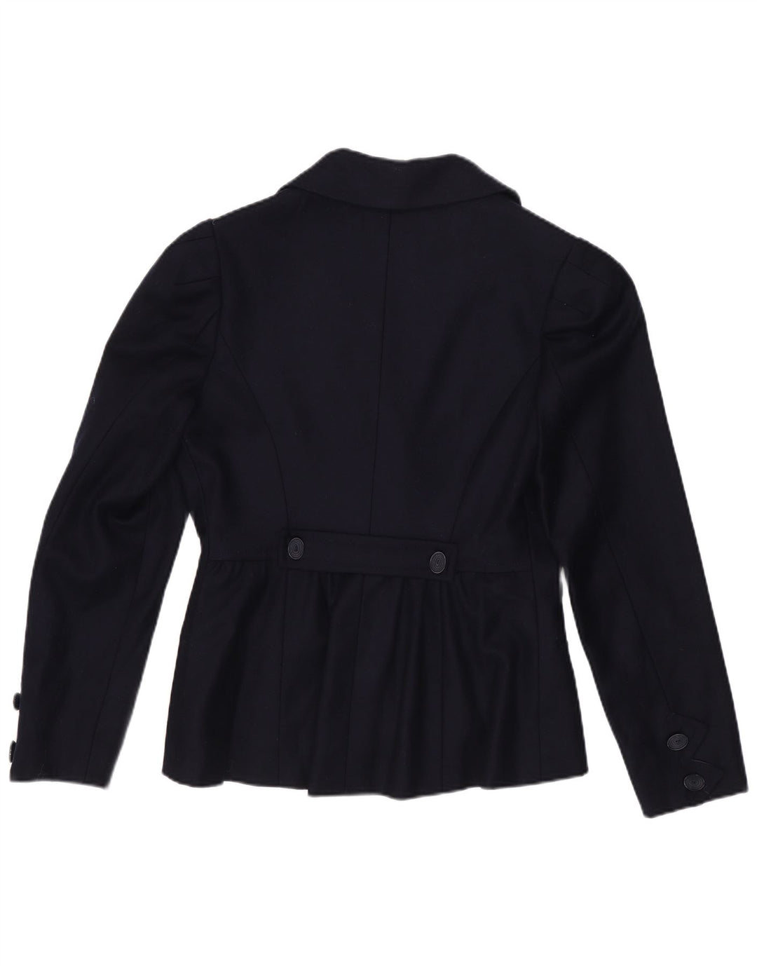 Vintage Womens 3 Button Blazer Jacket UK 4 XS Navy Blue