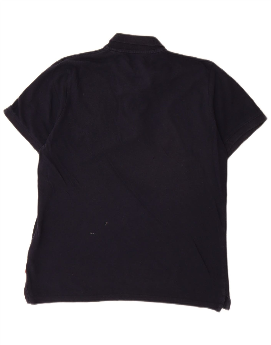 Jack & Jones Mens Polo Shirt Small Navy Blue Cotton