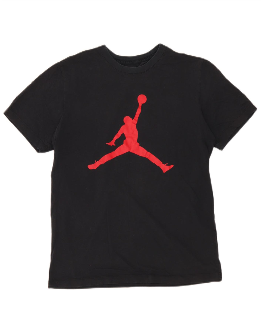 Jordan Mens Graphic T-Shirt Top Small Black Cotton