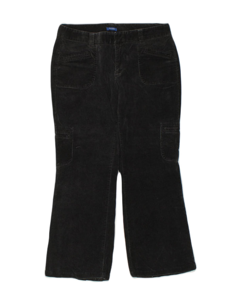 DOCKERS Womens Bootcut Corduroy Trousers US 12 Large W34 L28 Black Cotton | Vintage Dockers | Thrift | Second-Hand Dockers | Used Clothing | Messina Hembry 