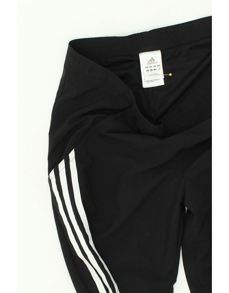 ADIDAS Womens Tracksuit Trousers UK 8 Small Black Polyester | Vintage Adidas | Thrift | Second-Hand Adidas | Used Clothing | Messina Hembry 