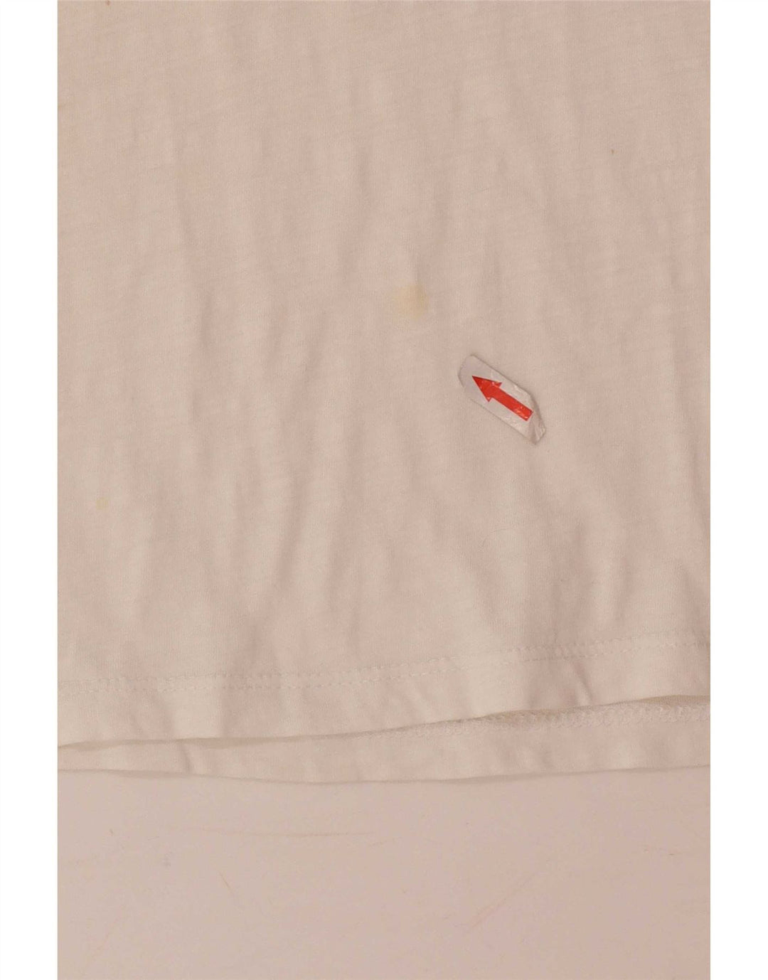 Levi's Womens T-Shirt Top UK 14 Medium White Cotton