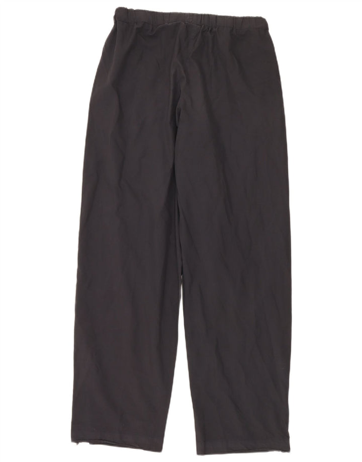 Nike Womens Tracksuit Trousers UK 14 Medium Navy Blue Nylon