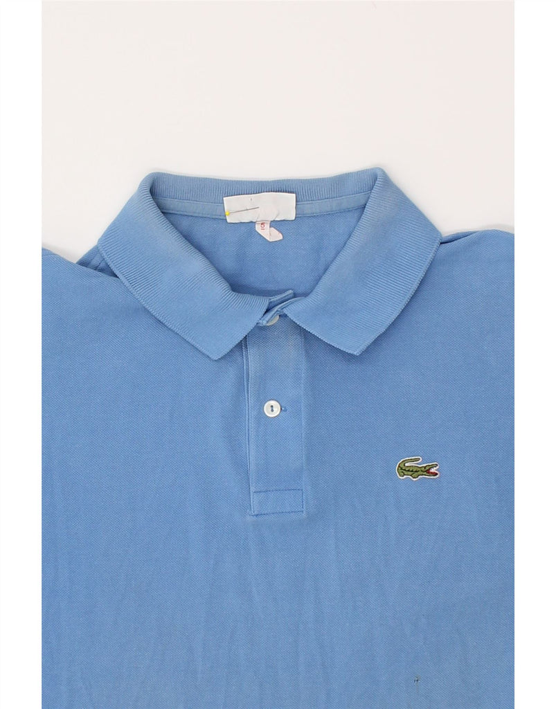 LACOSTE Mens Polo Shirt Size 5 Large Blue Cotton | Vintage Lacoste | Thrift | Second-Hand Lacoste | Used Clothing | Messina Hembry 