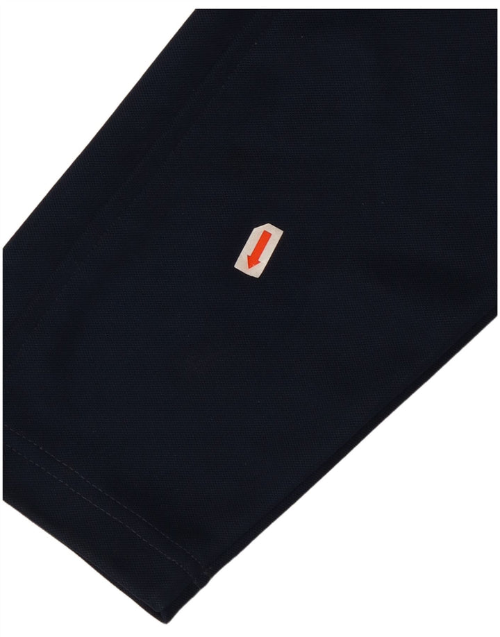 ADIDAS Womens Tracksuit Top Jacket UK 16 Large Navy Blue Colourblock