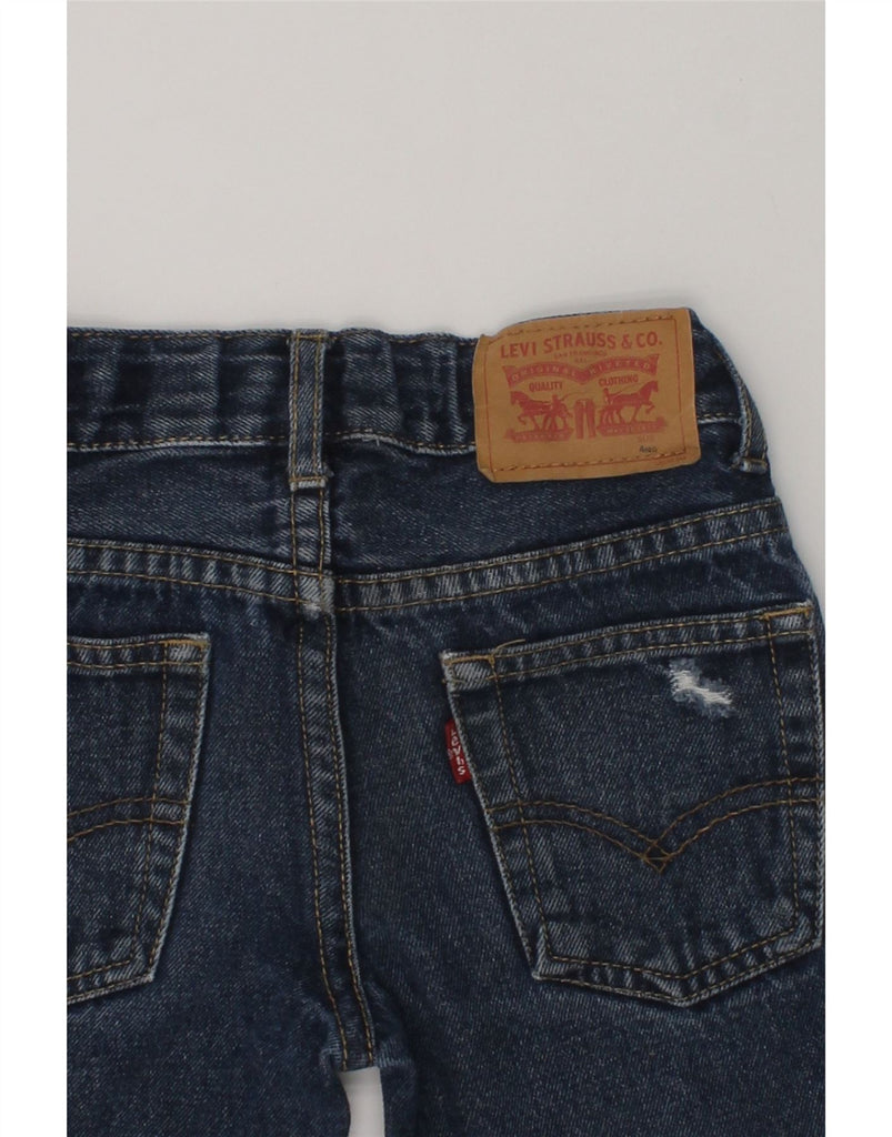 LEVI'S Boys 505 Regular Denim Shorts 3-4 Years W20  Navy Blue Cotton | Vintage Levi's | Thrift | Second-Hand Levi's | Used Clothing | Messina Hembry 