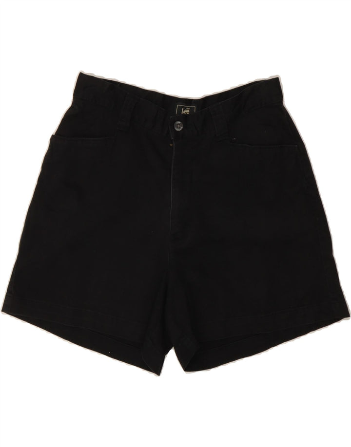 LEE Womens Casual Shorts W26 Small  Black Vintage Lee and Second-Hand Lee from Messina Hembry 