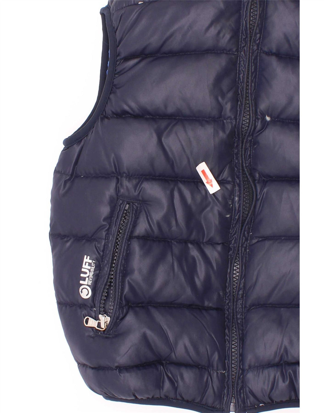 North Sails Boys Reversible Padded Gilet 3-4 Years Navy Blue Polyester