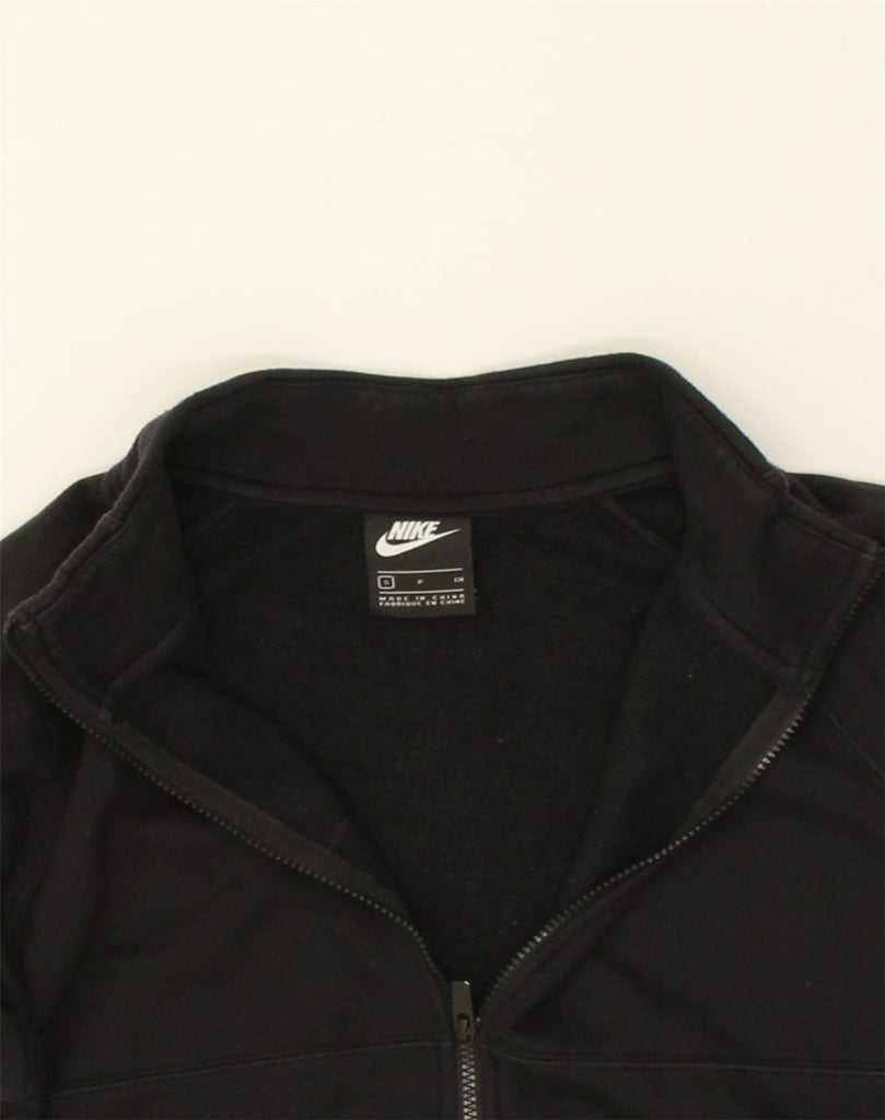 NIKE Mens Tracksuit Top Jacket Small Black Cotton | Vintage Nike | Thrift | Second-Hand Nike | Used Clothing | Messina Hembry 