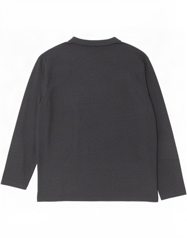 Jack & Jones Mens Top Long Sleeve 2XL Grey Cotton