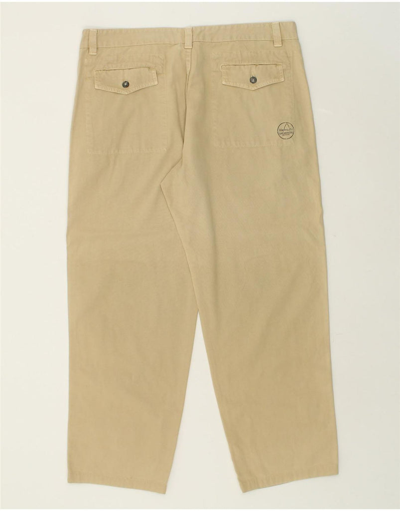 MURPHY & NYE Mens Straight Chino Trousers W42 L32 Beige Cotton | Vintage Murphy & Nye | Thrift | Second-Hand Murphy & Nye | Used Clothing | Messina Hembry 