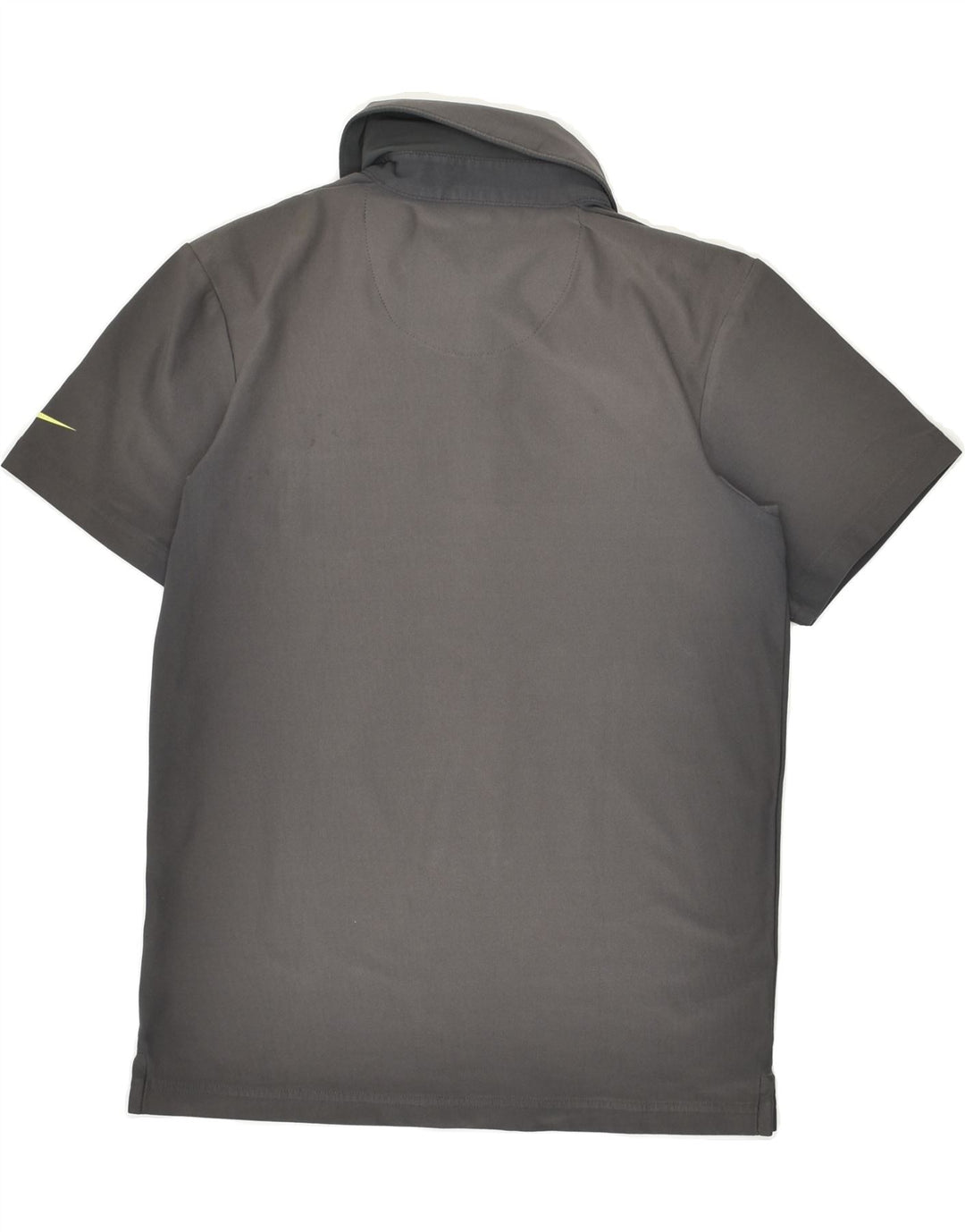 NIKE Boys Polo Shirt 8-9 Years Small Grey Polyester | Vintage Nike | Thrift | Second-Hand Nike | Used Clothing | Messina Hembry 