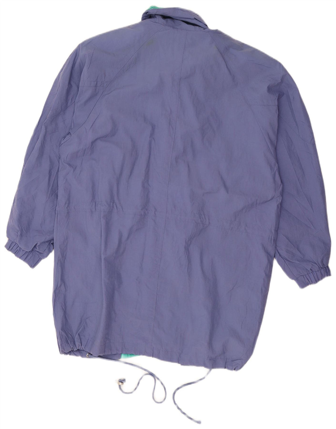 Marcel Clair Womens Oversized Rain Jacket EU 38 Medium Blue Polyamide