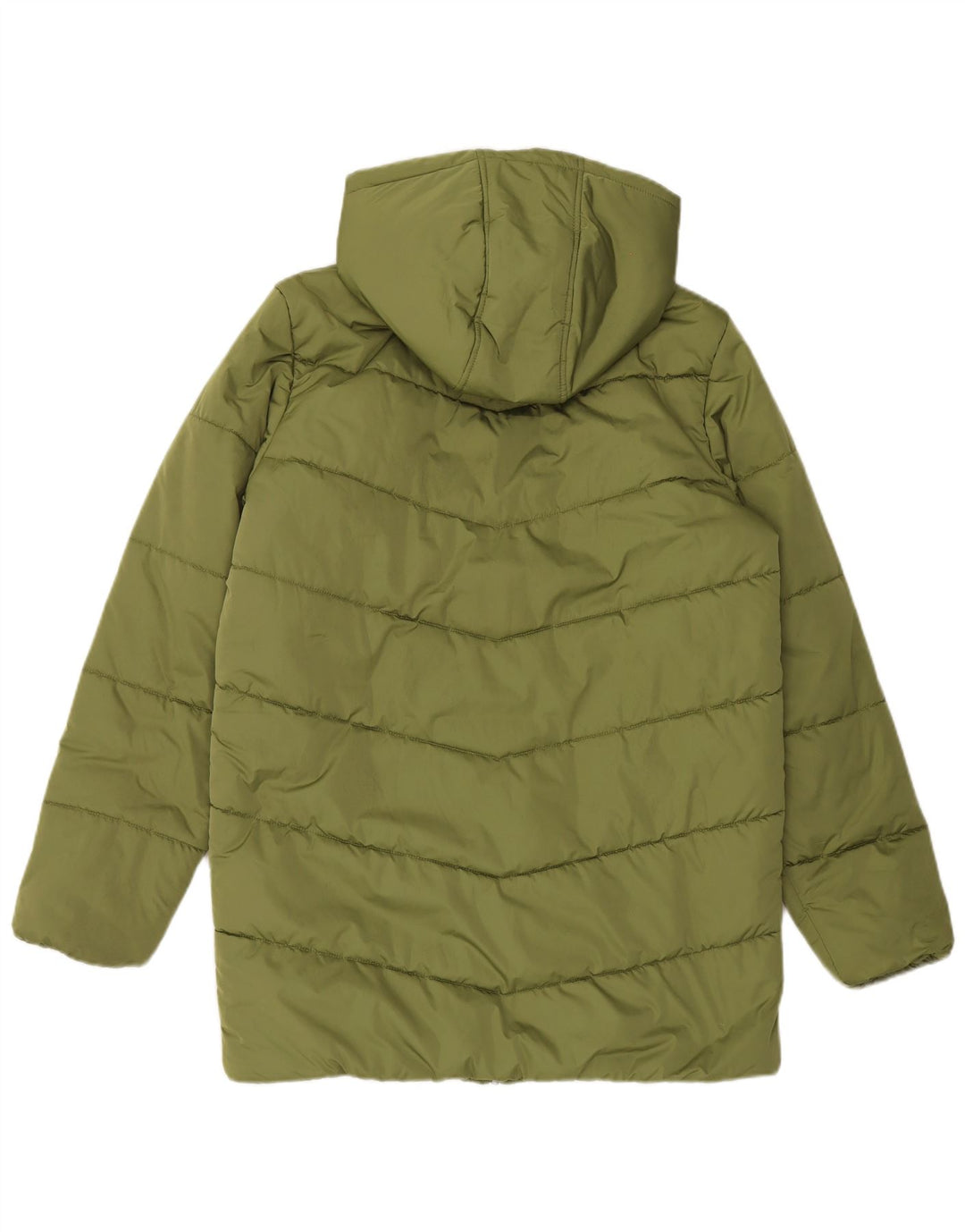Vans Womens Hooded Padded Coat UK 16 Large Green