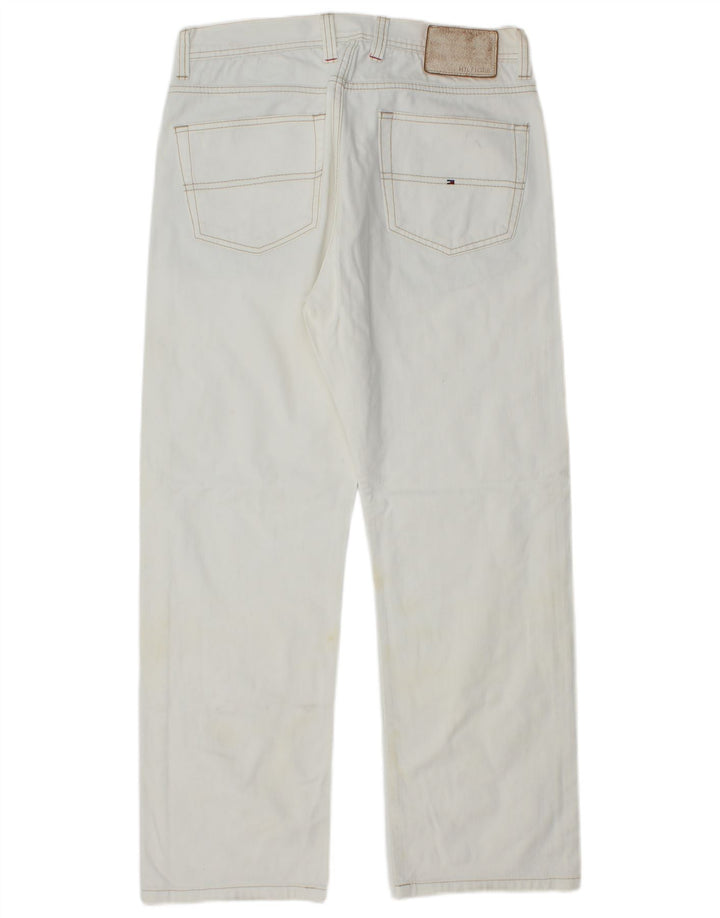 TOMMY HILFIGER Mens Straight Jeans W34 L29 Blue Cotton