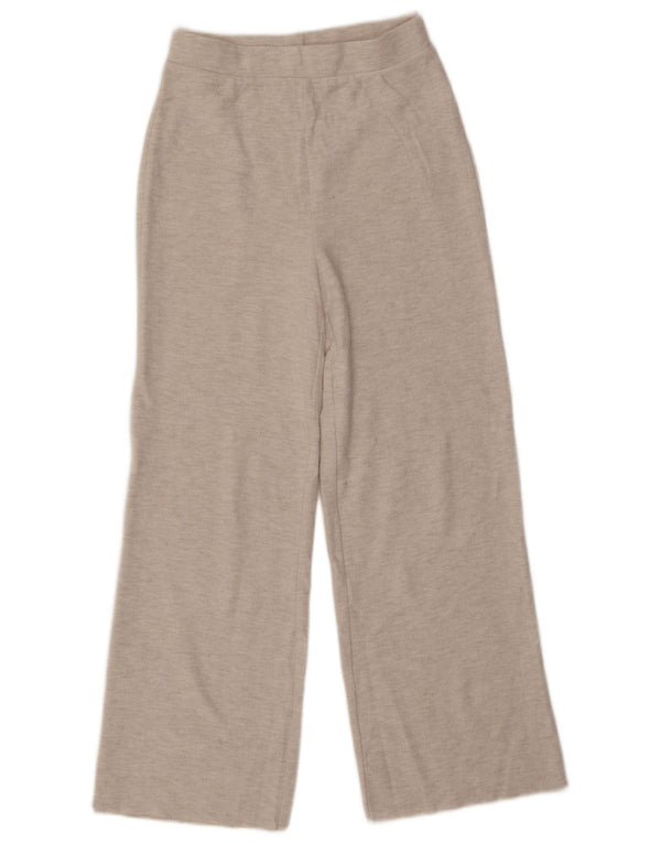 Zara Womens High Waist Casual Trousers Medium W28 L29 Beige Flecked