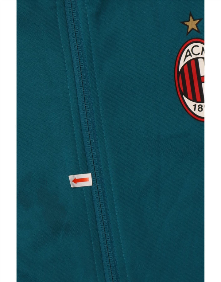 PUMA Boys AC Milan Tracksuit Top Jacket 13-14 Years Blue Polyester Vintage Puma and Second-Hand Puma from Messina Hembry 