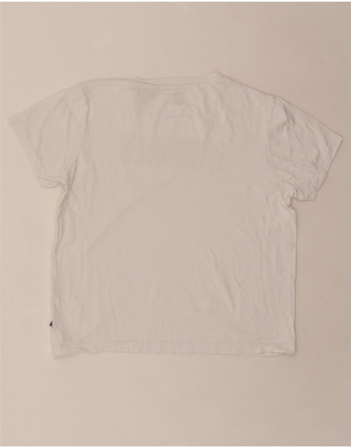 VANS Womens Graphic T-Shirt Top UK 16 Large White Vintage Vans and Second-Hand Vans from Messina Hembry 