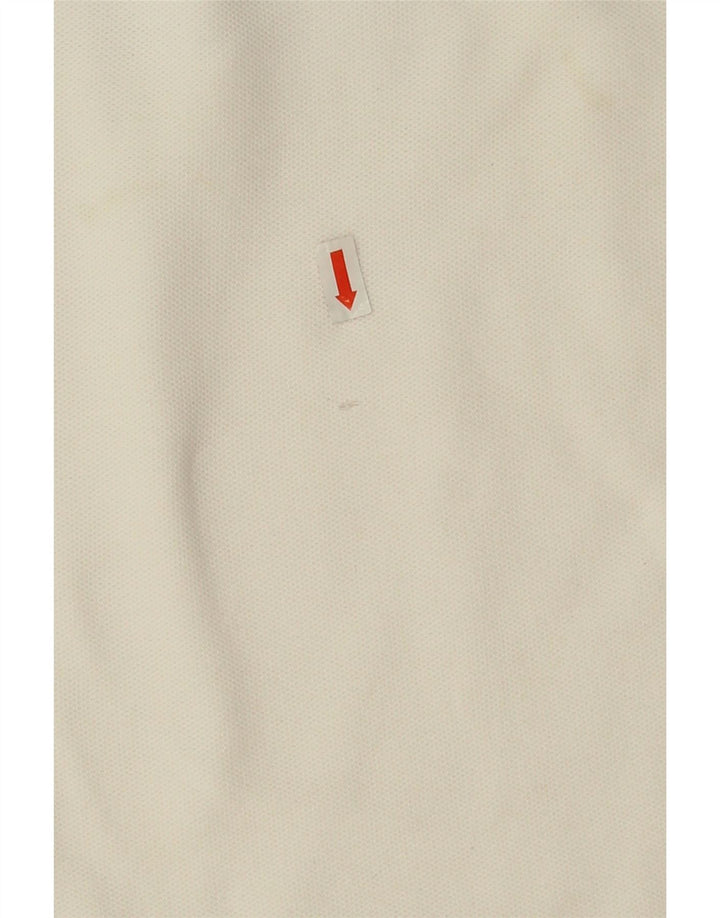 Slam Mens Polo Shirt Large White Cotton