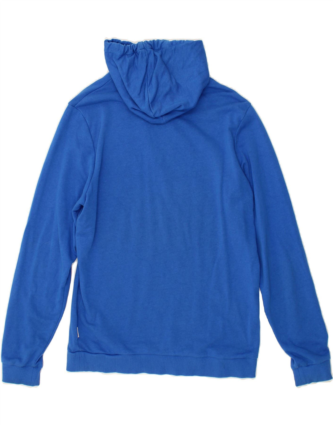 JACK & JONES Mens Core Graphic Hoodie Jumper Medium Blue Cotton Vintage Jack & Jones and Second-Hand Jack & Jones from Messina Hembry 