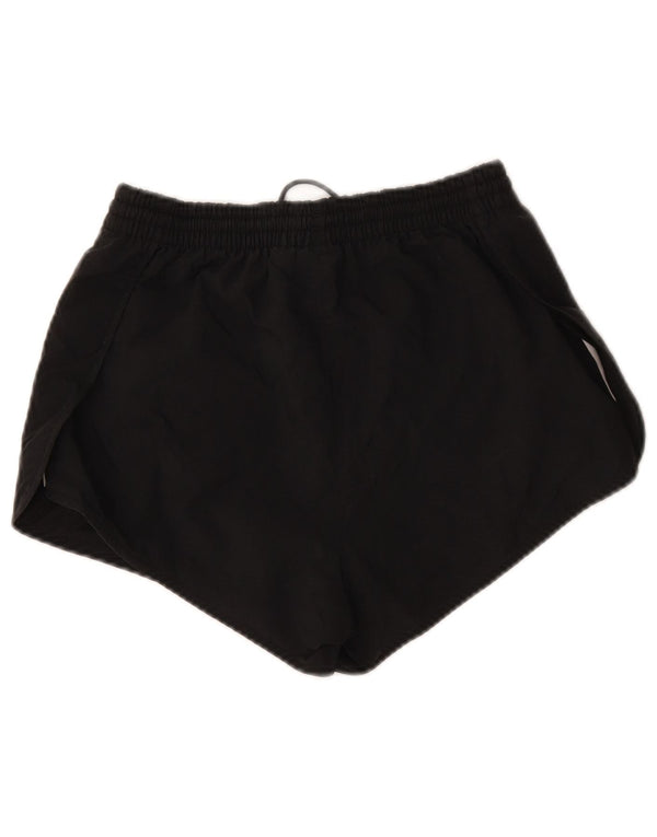 Adidas Womens Sport Shorts UK 10 Small Black Polyester
