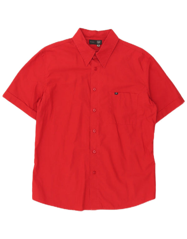 Gas Mens Short Sleeve Shirt XL Red