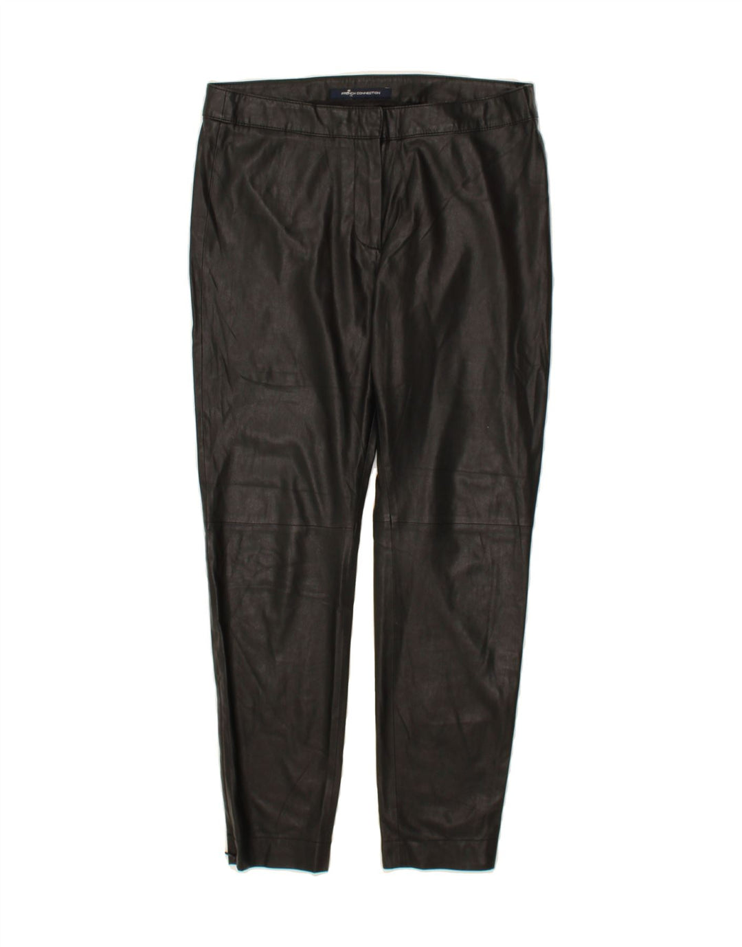 FRENCH CONNECTION Womens Tapered Trousers UK 12 Medium W32 L28 Black Vintage French Connection and Second-Hand French Connection from Messina Hembry 