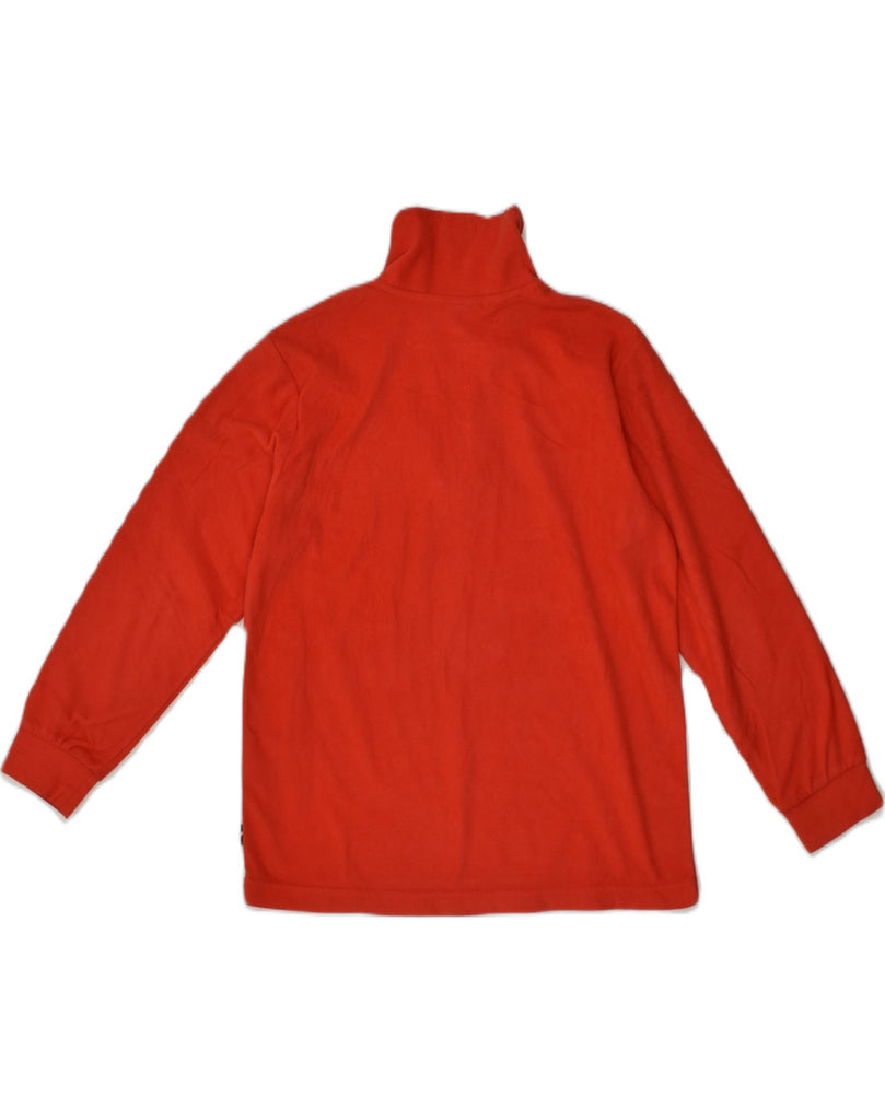 DIADORA Girls Zip Neck Fleece Jumper 15-16 Years Large Red Polyester | Vintage Diadora | Thrift | Second-Hand Diadora | Used Clothing | Messina Hembry 