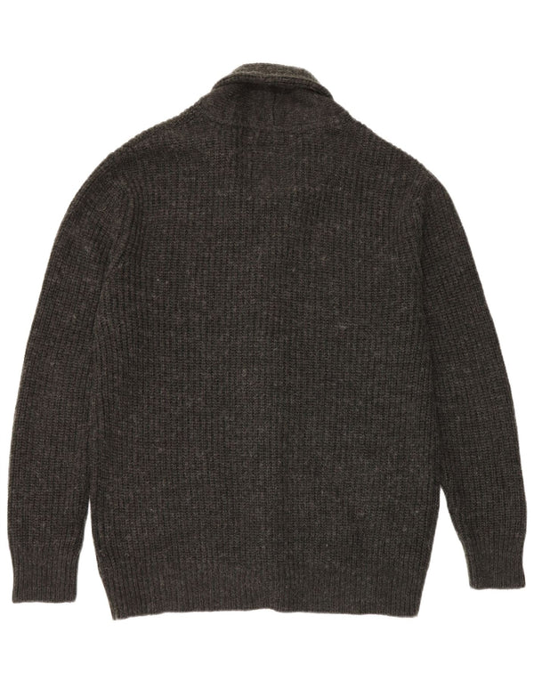 Angelo Litrico Mens Cardigan Sweater XL Grey Acrylic