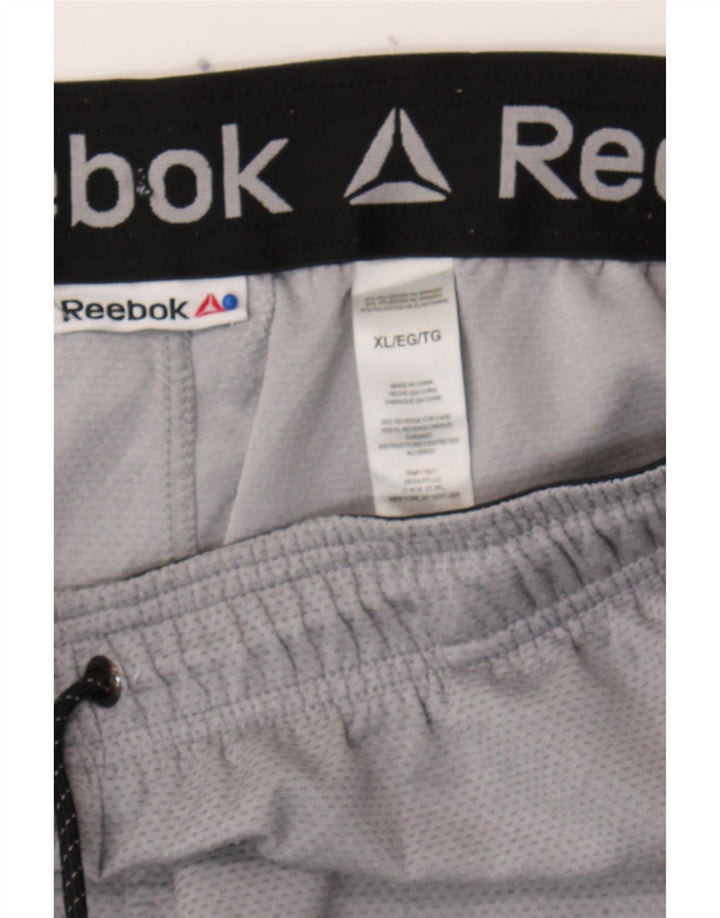 REEBOK Mens Cargo Tracksuit Trousers Joggers XL  Blue Polyester Vintage Reebok and Second-Hand Reebok from Messina Hembry 