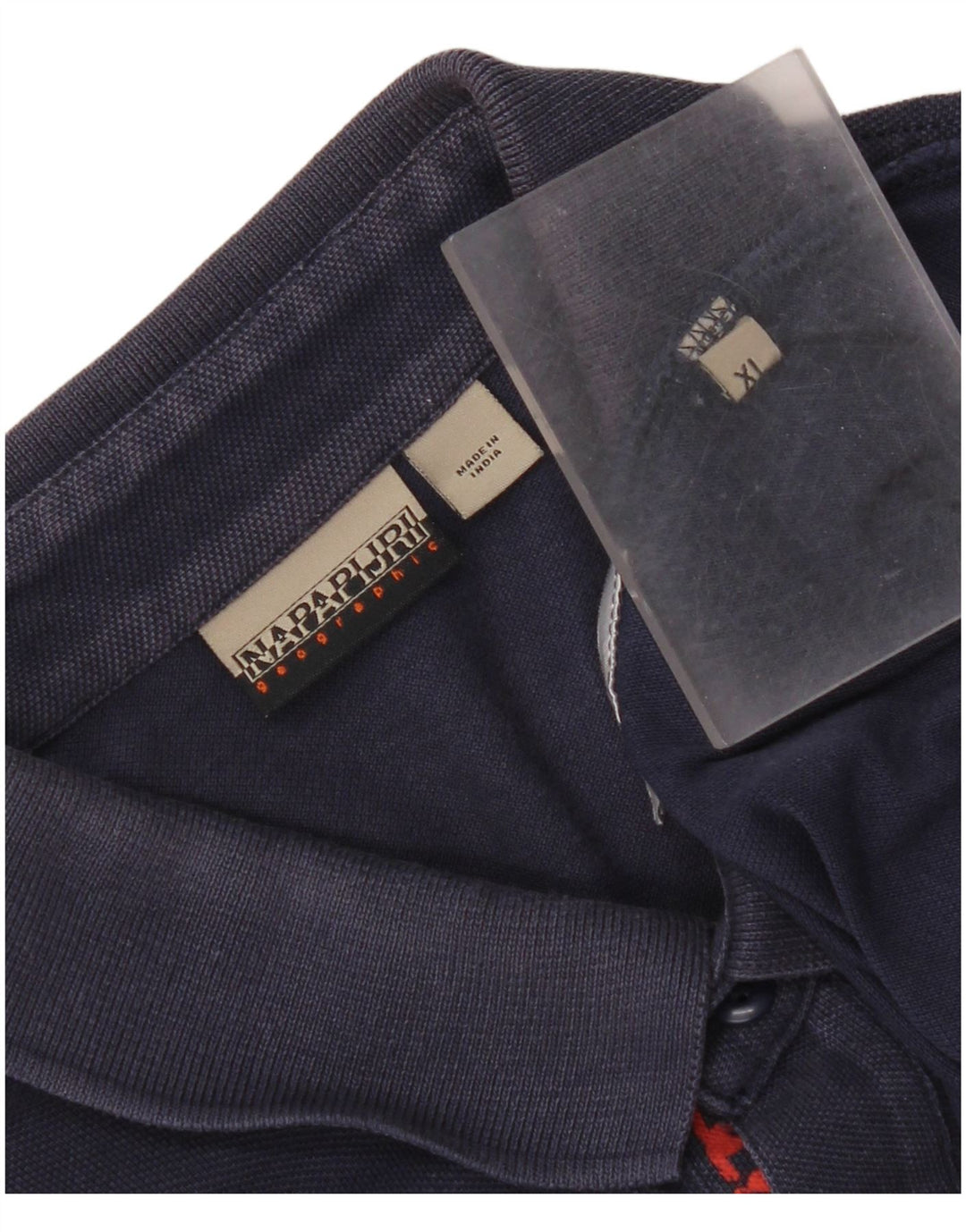 Napapijri Mens Polo Shirt XL Navy Blue