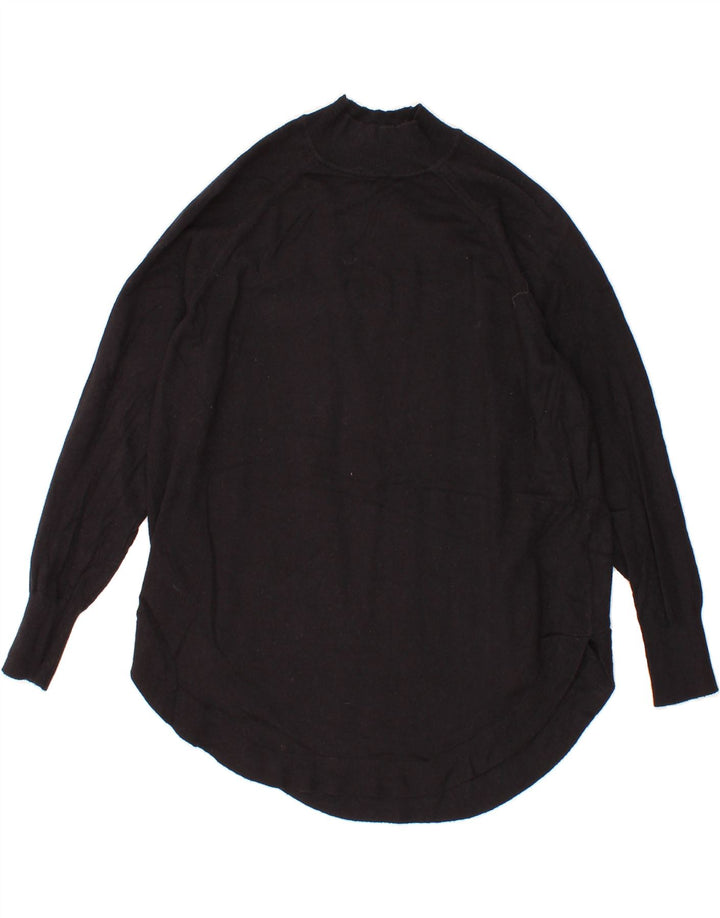 OASIS Womens Turtle Neck Jumper Sweater UK 14 Medium Black Viscose Vintage Oasis and Second-Hand Oasis from Messina Hembry 