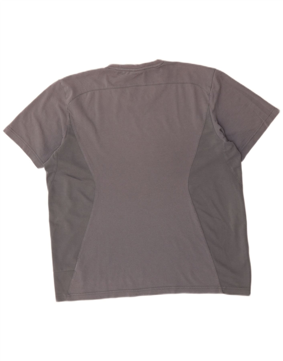 Adidas Mens T-Shirt Top Large Grey Cotton