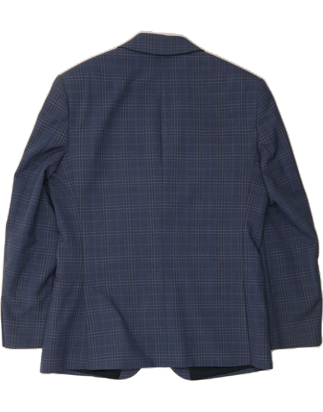 BEN SHERMAN Mens Tailored 2 Button Blazer Jacket UK 40 Large Blue Check Vintage Ben Sherman and Second-Hand Ben Sherman from Messina Hembry 