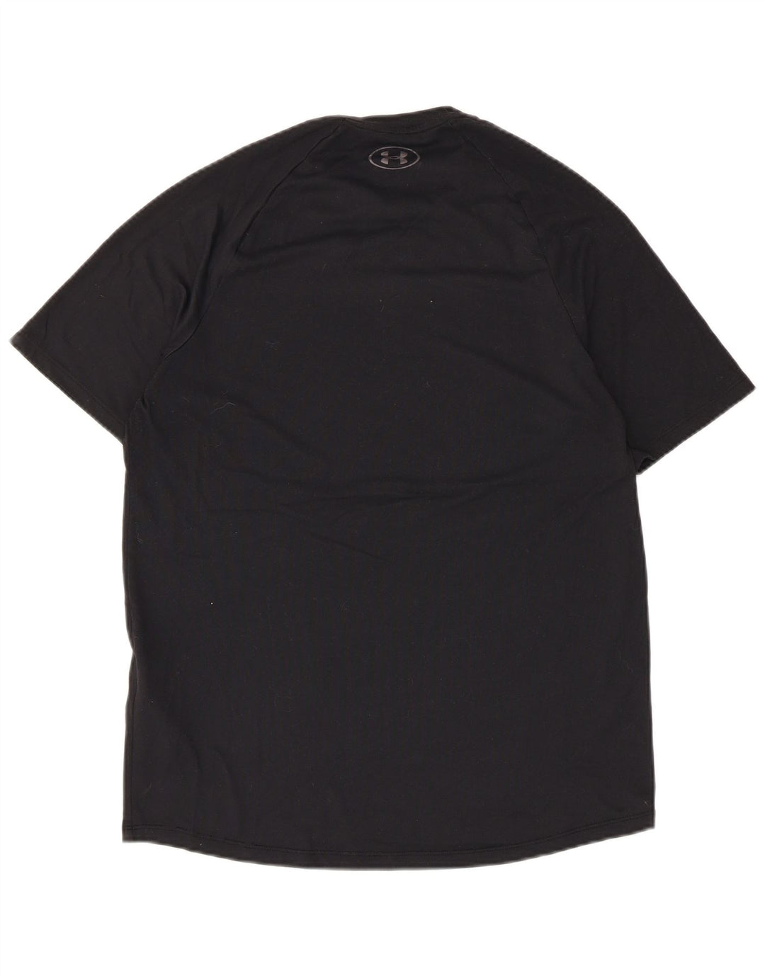 Under Armour Mens Heat Gear T-Shirt Top Medium Black Polyester