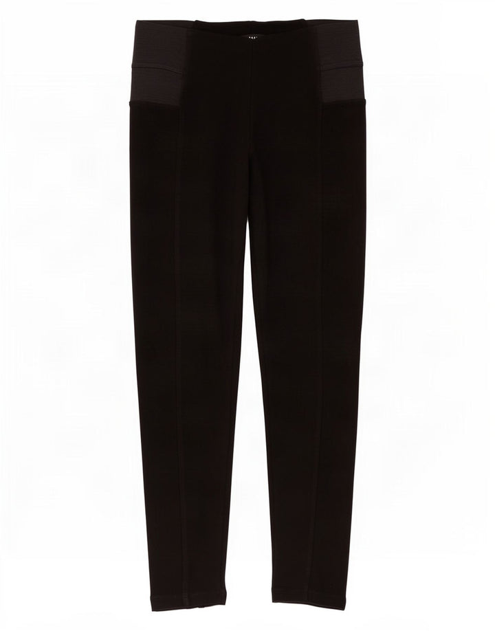 Zara Womens Crop Leggings Medium Black