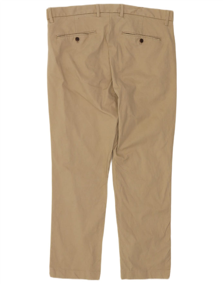 Gap Mens Slim Chino Trousers W34 L30 Beige Cotton