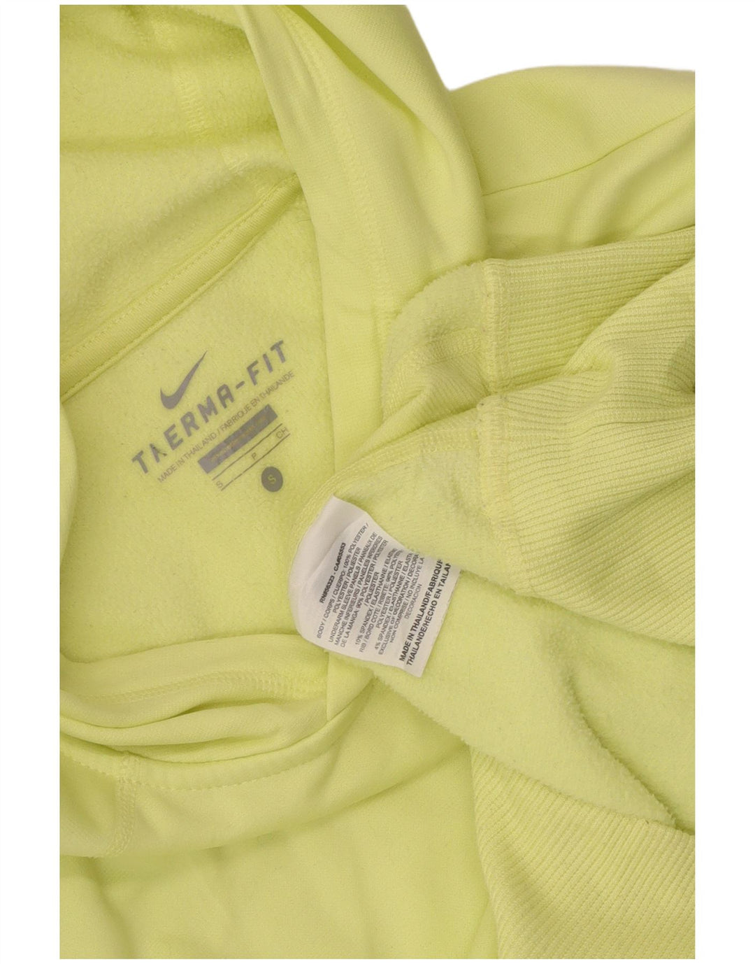 Nike Mens Therma-Fit Small Yellow Polyester