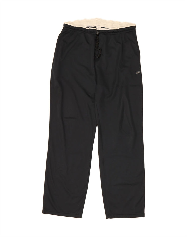 ASICS Mens Tracksuit Trousers 2XL  Black Polyester Vintage Asics and Second-Hand Asics from Messina Hembry 