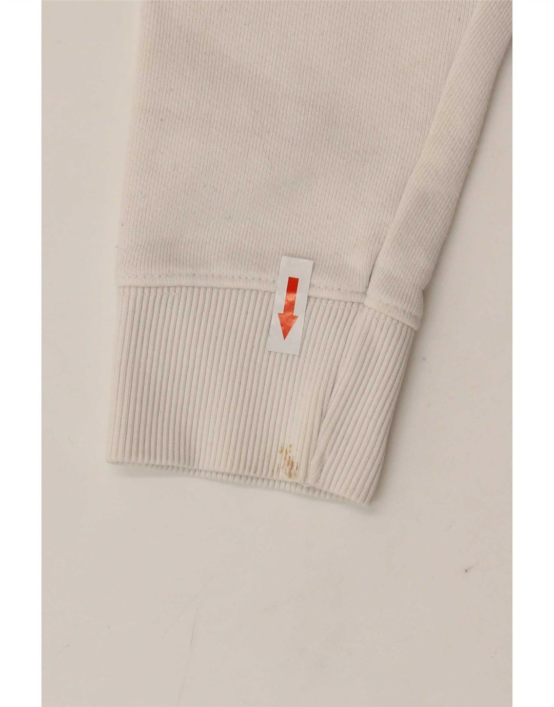 Tommy Hilfiger Womens Crop Graphic Sweatshirt Jumper UK 10 Small White