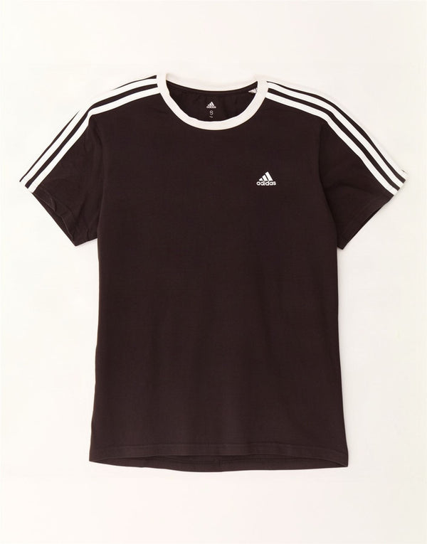 Adidas Womens Oversized T-Shirt Top UK 8/10 Small Black Cotton