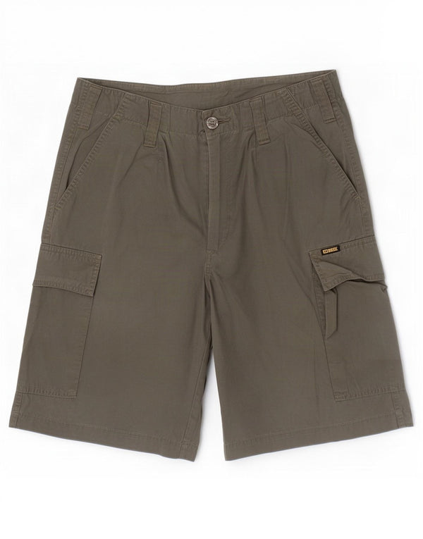 Diesel Mens Cargo Shorts W30 Medium Khaki Cotton