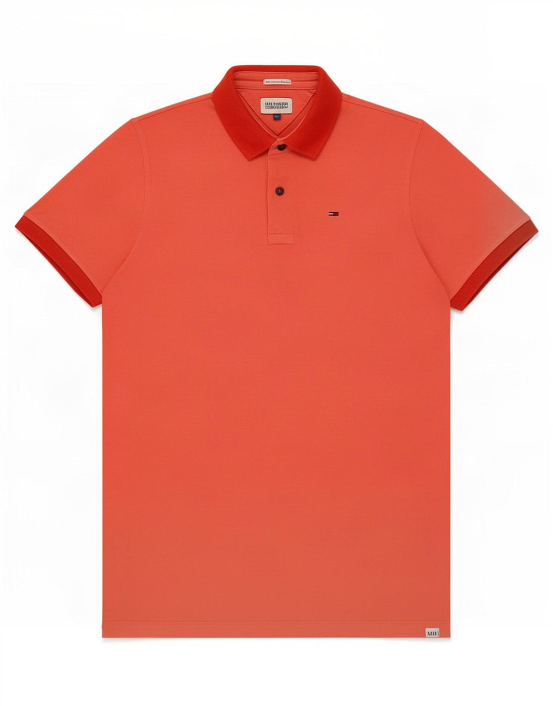 Tommy Hilfiger Mens Polo Shirt 2XL Orange
