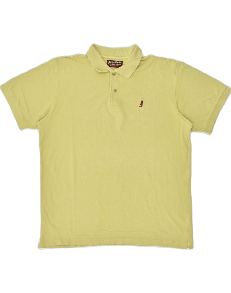 MARLBORO CLASSICS Mens Polo Shirt XL Green Cotton | Vintage Marlboro Classics | Thrift | Second-Hand Marlboro Classics | Used Clothing | Messina Hembry 