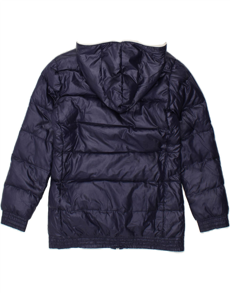 CHAMPION Girls Outdoor Hooded Padded Jacket 13-14 Years XL  Navy Blue | Vintage Champion | Thrift | Second-Hand Champion | Used Clothing | Messina Hembry 