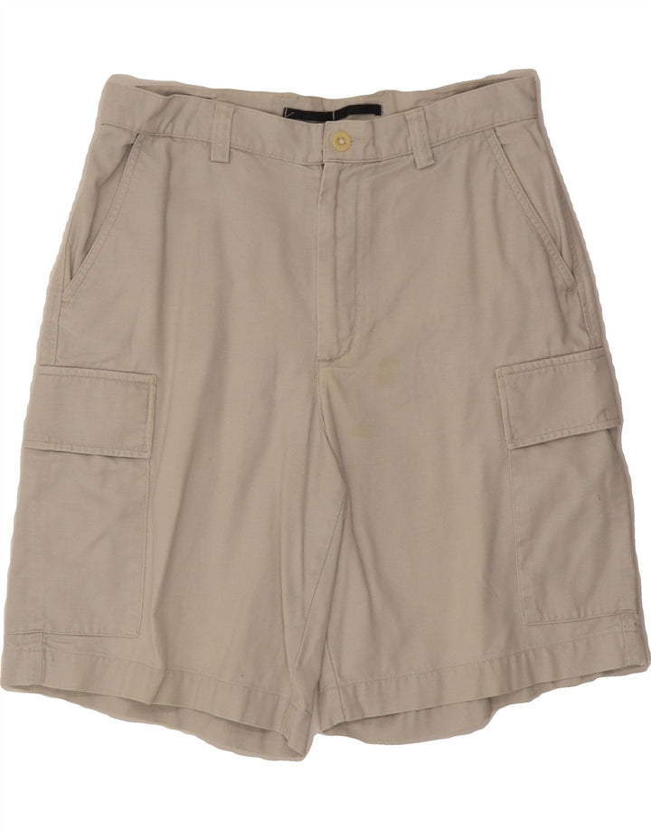 NAUTICA Mens Loose Fit Cargo Shorts W32 Medium Grey Cotton Vintage Nautica and Second-Hand Nautica from Messina Hembry 