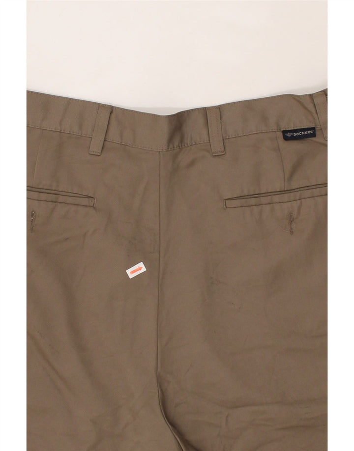 DOCKERS Mens Chino Shorts W36 Large Beige Polyester Vintage Dockers and Second-Hand Dockers from Messina Hembry 