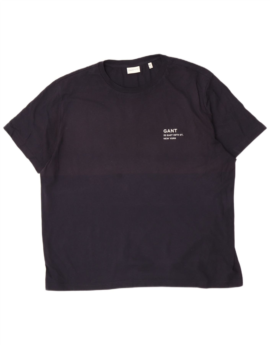 Gant Mens T-Shirt Top 5XL Navy Blue