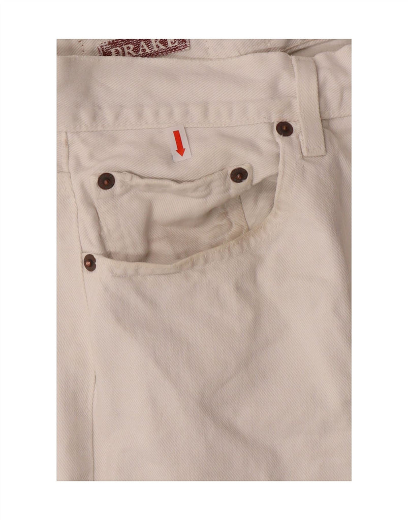 VINTAGE Mens Straight Jeans W36 L30 Off White Vintage Vintage and Second-Hand Vintage from Messina Hembry 