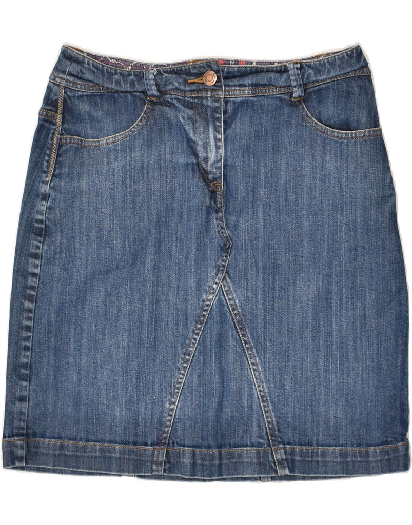 BODEN Womens Denim Skirt UK 10 Small W27 Blue | Vintage Boden | Thrift | Second-Hand Boden | Used Clothing | Messina Hembry 